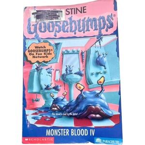 Rare VINTAGE 90s GOOSEBUMPS Paperback Book #62 "Monster Blood 4" by RL STINE